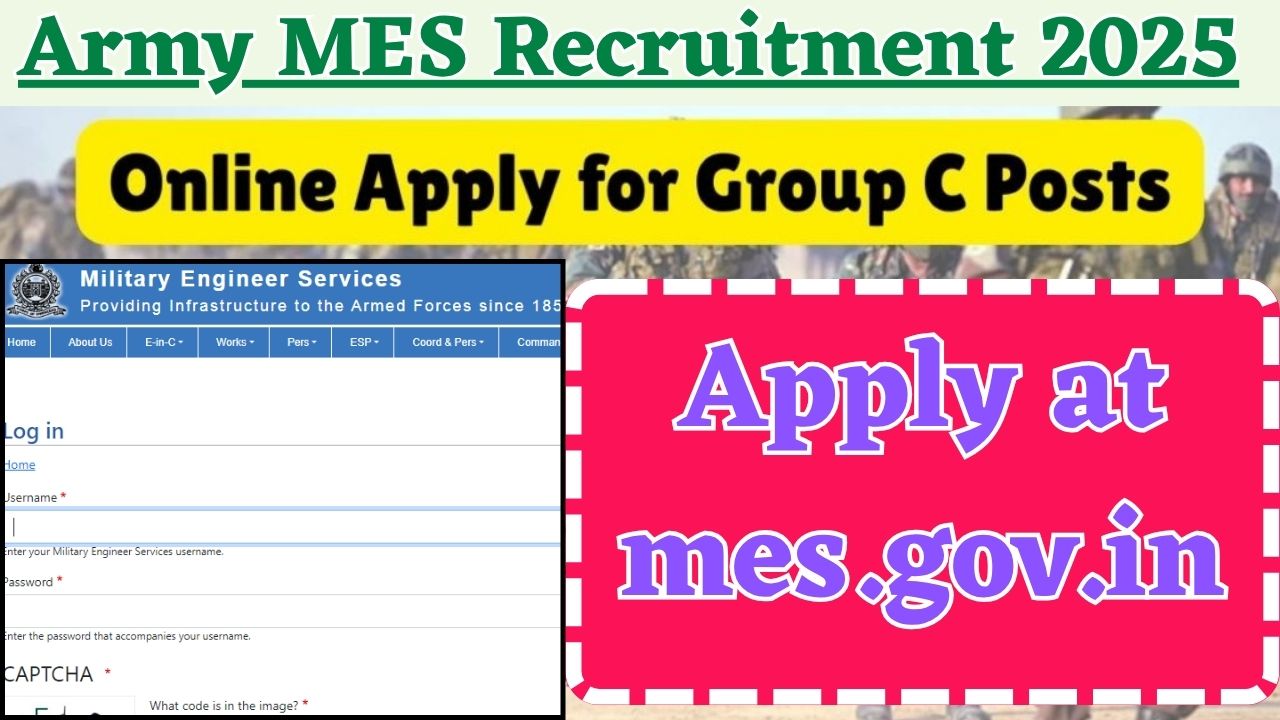 Army MES Recruitment 2025