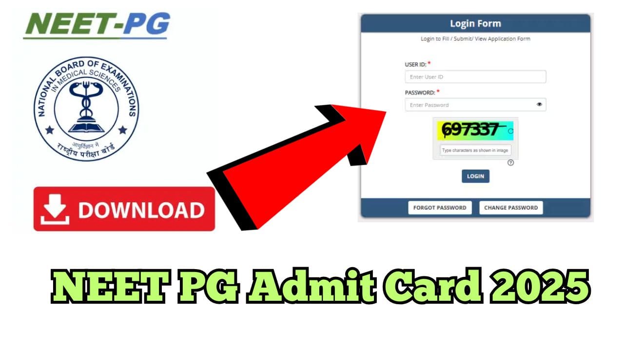 NEET PG Admit Card 2025