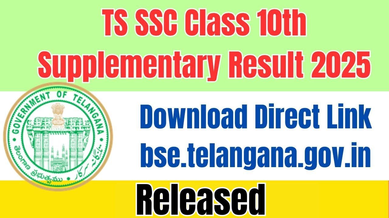 TS SSC Class 10th Supplementary Result