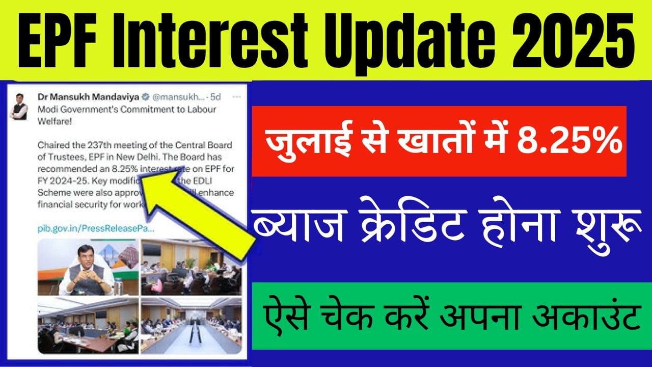 EPF Interest Update 2025